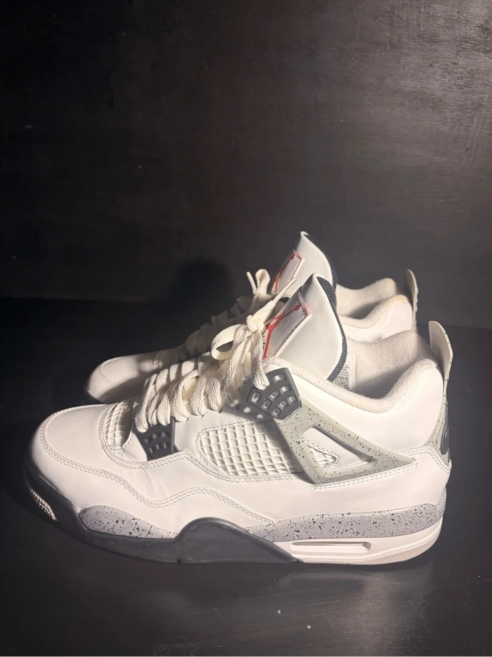Men's White Athletic Sneakers - Classic Casual Performance Jordan 4